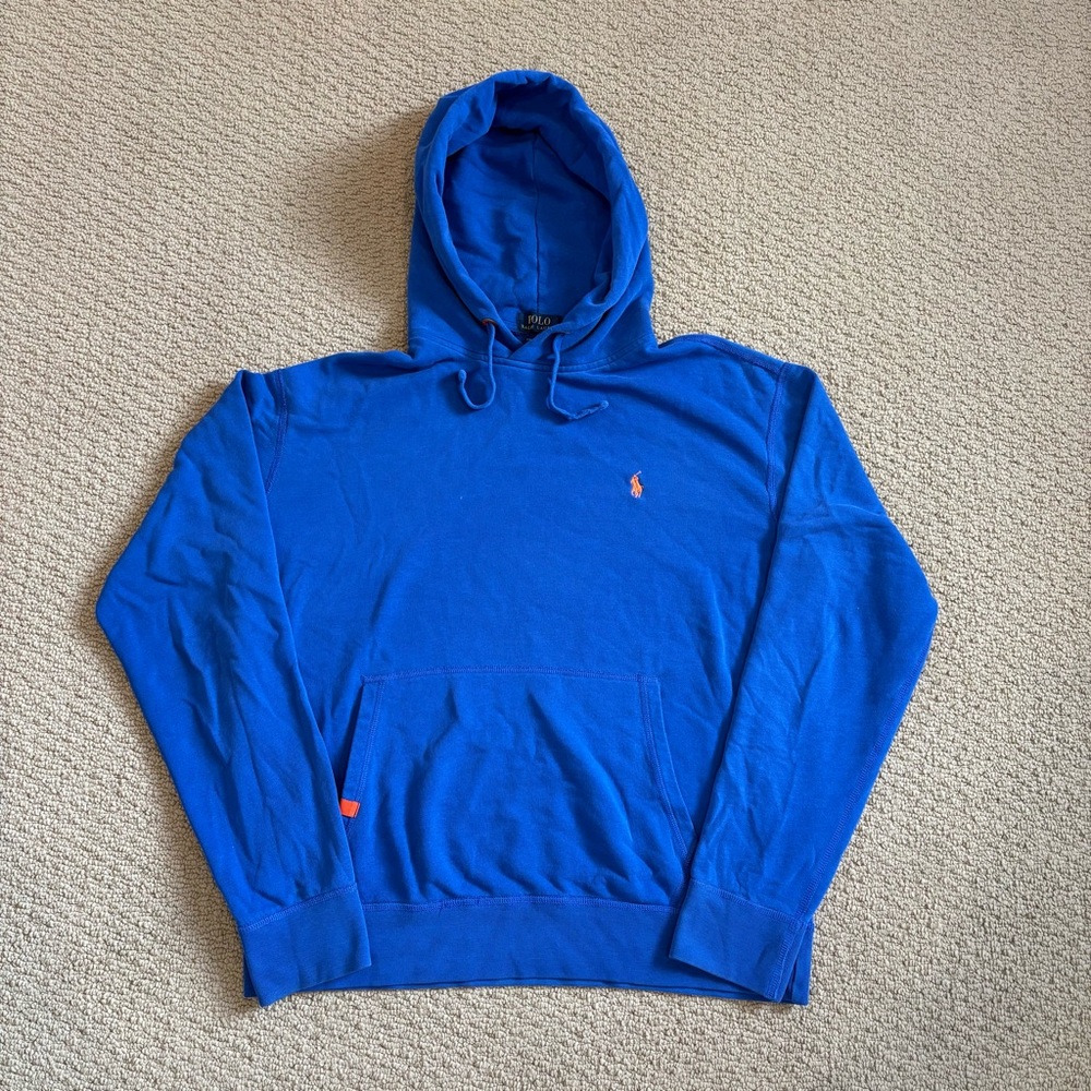 Ralph Lauren Pull Over Polo Performance Hoodie with kangaroo pocket